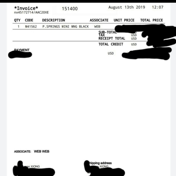 Authentic Louis Vuitton Palm Springs mini - Picture 9 of 9